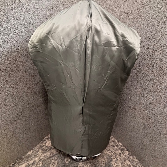 Harry Rosen Tilford Samuelsohn 42L Double Breasted Blazer Wool Jacket Gray Micro - Picture 10 of 15